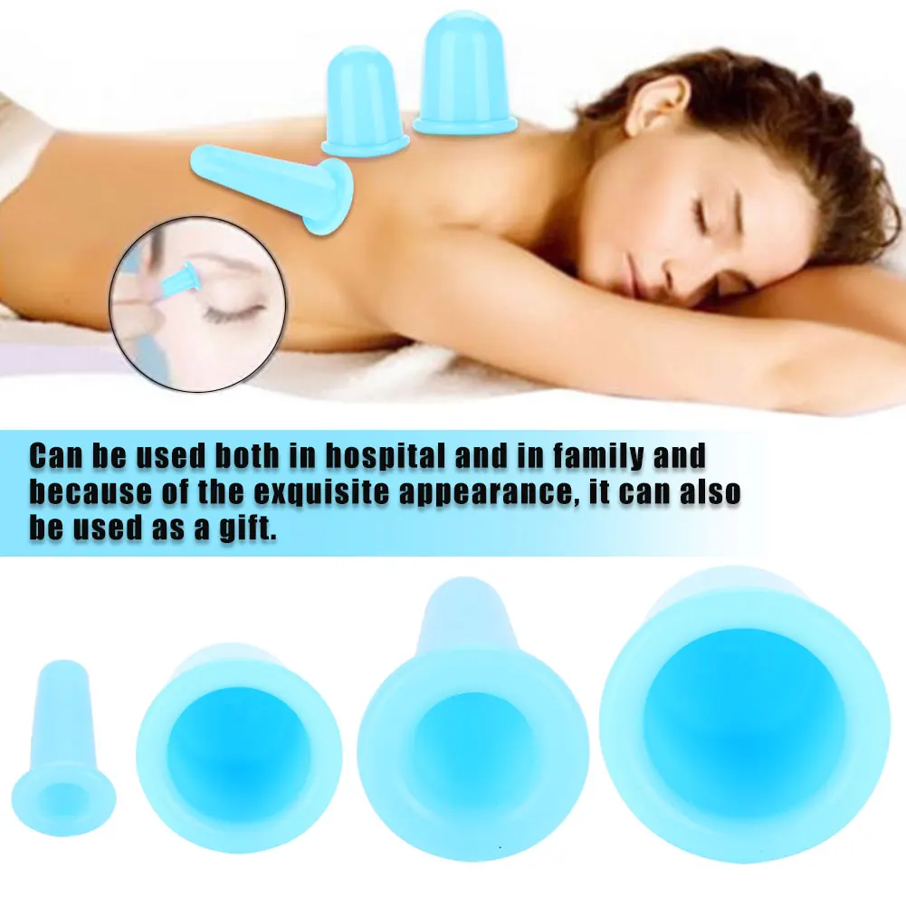 

Medical Vacuum Body Cupping Cans Silicone Cupping Cup Anti Cellulite Face Neck Body Slimming Massage Helper Suction Cupping Pump