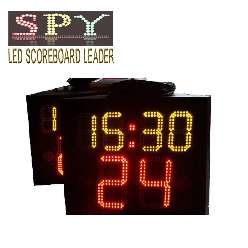 24 Seconds High Schools Basketball Shot Clock , Portable 3 Faces Shot