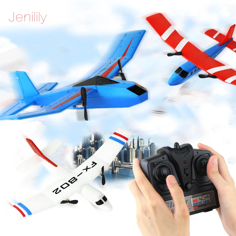 

Fly Bear FX-802 FX-805 FX-807 2.4G 2CH 310mm EPP RC Professional Glider Airplane RTF Double Propeller Ready-to-fly