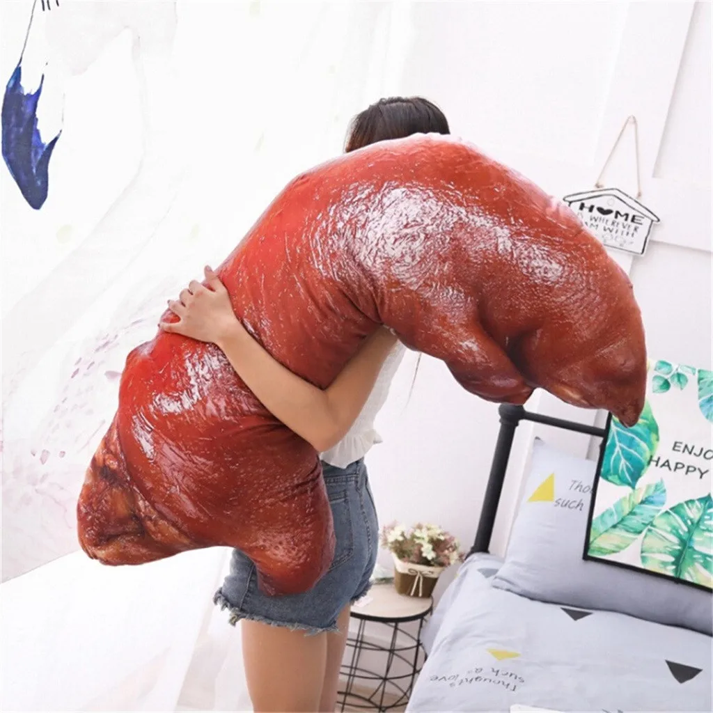 

20CM+50CM Pig Simulation trotters Cushion Funny Cute Pillow Fun Guarantee toy Simulated Food Toys Party Toys A612