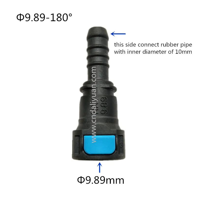 9.89mm auto Fuel line quick connector gasoline fuel filter female