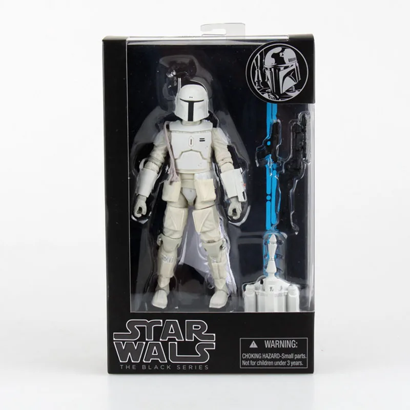 6 Inch Star Wars The Black Series Han Solo Boba Fett Stormtrooper Imperial Sandtrooper PVC Action Figure Model Toy for Children