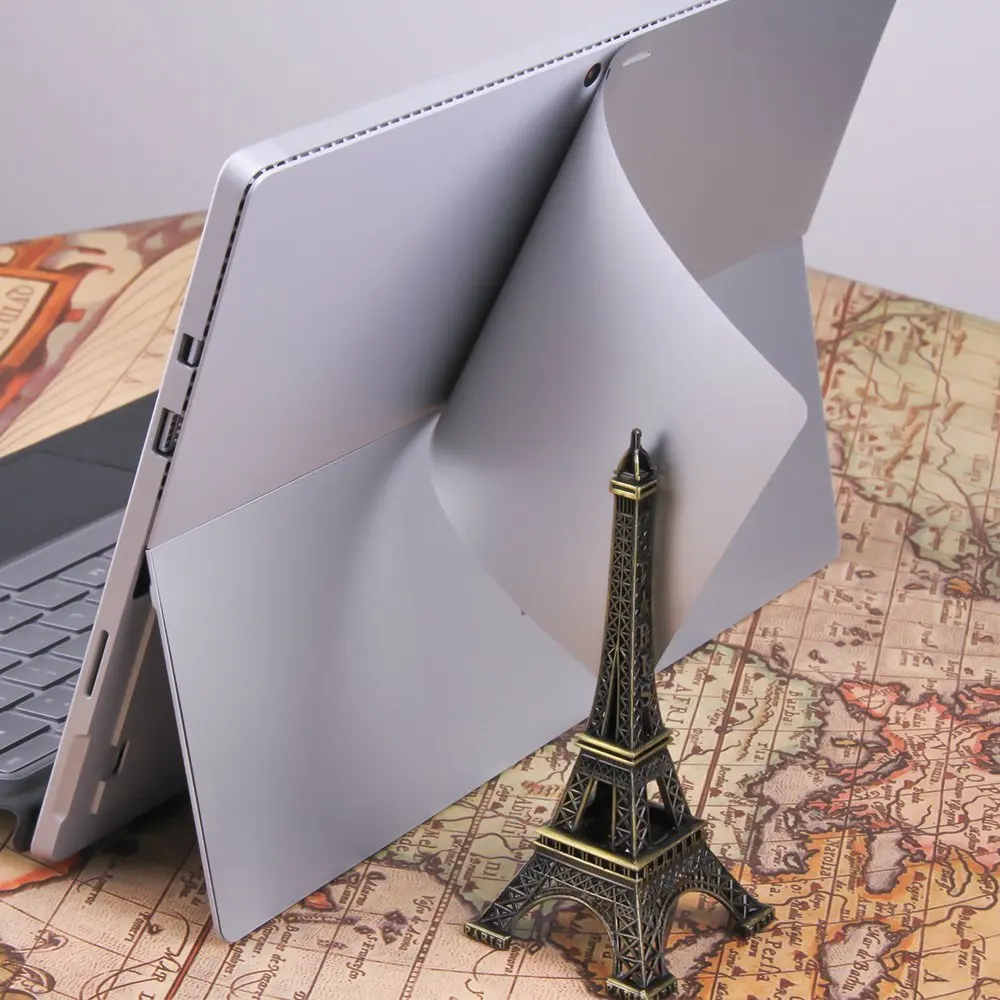 

For MicroSoft Surface Pro 4 Body Protective Stickers Skins Back Film Protector Shield Gray Color for Surface Pro4 High-quality