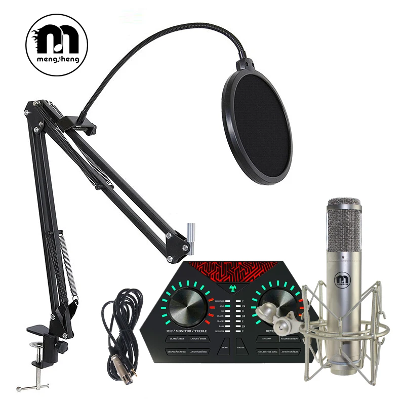 

M5 Microphone Professional Wired Handheld Karaoke Microphone studio For Singing system Party KTV Amplifier Condenser dynamic Mic