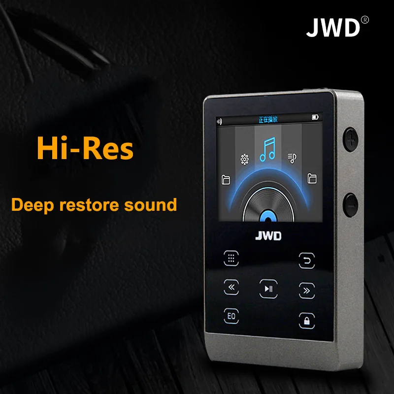 Музыкальный плеер JWD HIFI мини Mp3 сенсорный экран без потерь 30 Вт/FLAC/APE 8 ГБ/16 Гб