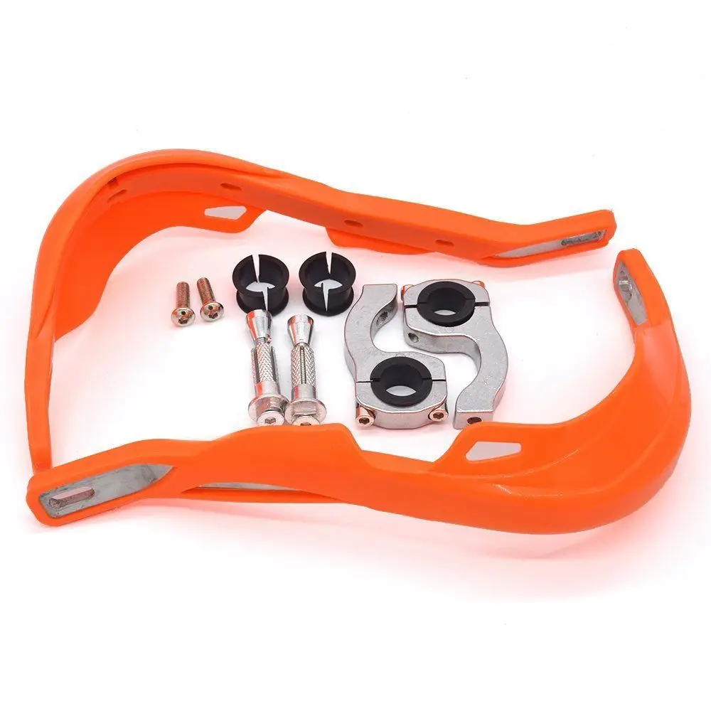 Universal Hand Guards Orange Wide 22mm 25mm 28mm Fat Bar Handguards