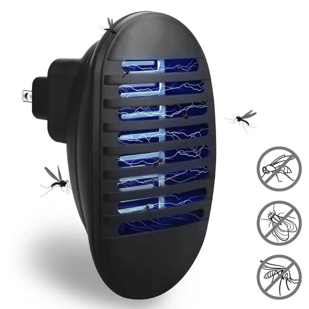 

Electric Mosquito Killer Lamp LED Indoor Insect Killer Light Socket Anti Wasp Pest Fly Household Bug Zapper For Bedroom Kitchen