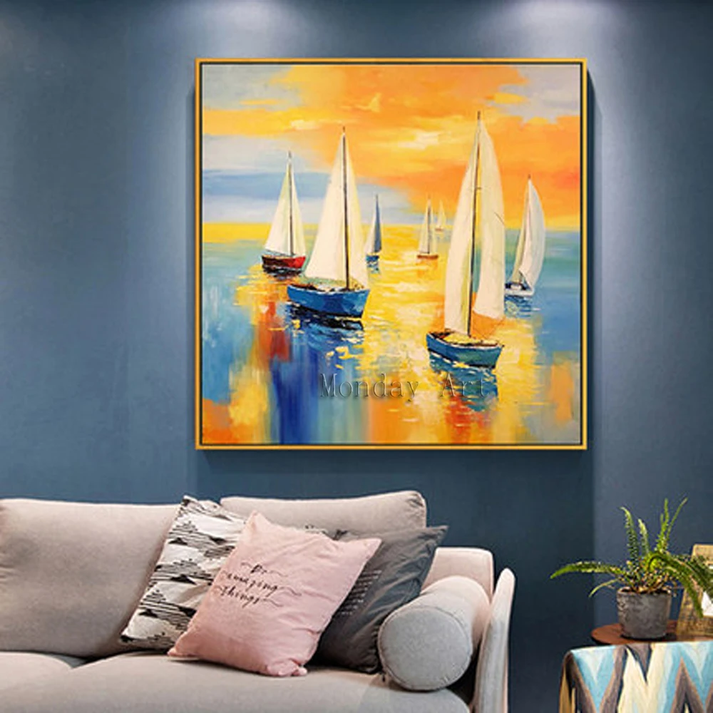 

Aritist 100% Hand Painted large Size landscape Oil Painting Home Decor artwork abstract painting Wall Pictures For Living Room