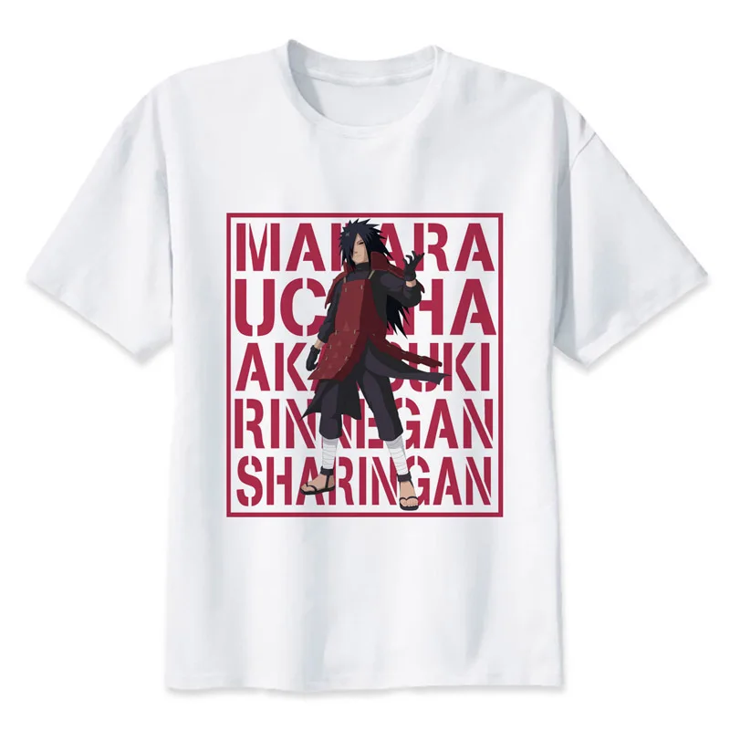 Футболка Madara Uchiha, футболка с мультипликационным принтом 20, модная футболка, футболки для мужчин, топ, Tees7, забавная белая футболка, мужские футболки MMR629
