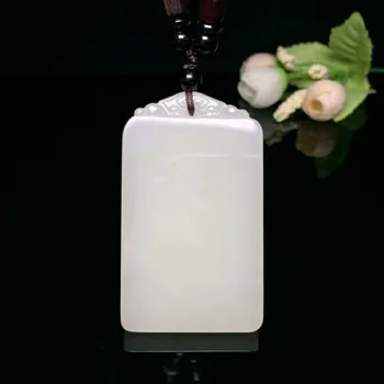 

Hetian jade white jade pendant, jade quality, oilyH9#