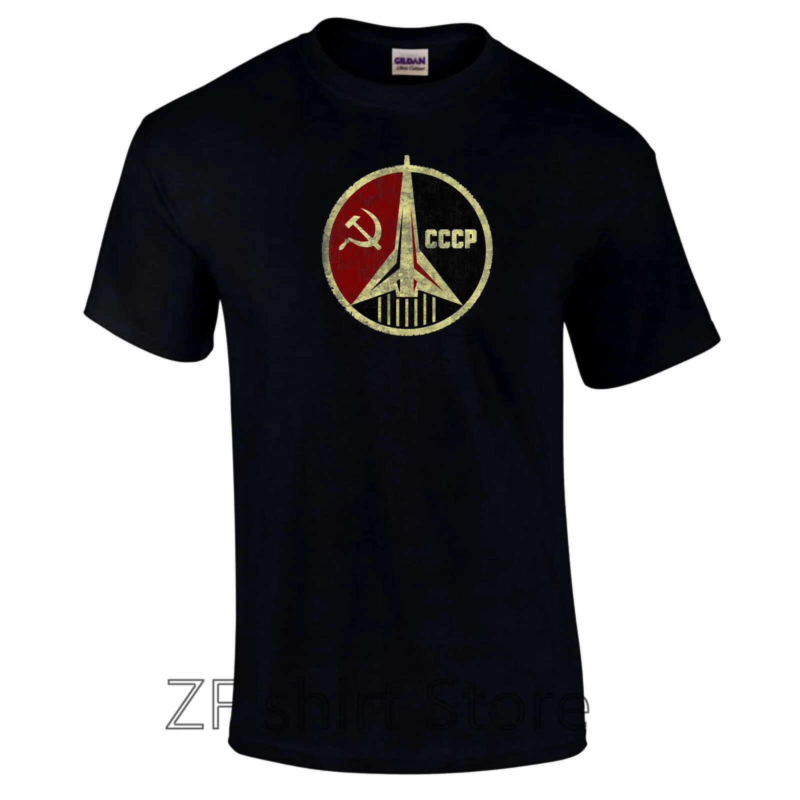 

CCCP Russia Soviet PREMIUM Quality Rocket USSR Unisex T- Shirt Women T-Shirt Girl Top Tee 100% cotton