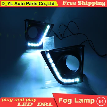

daytime running light Car styling For Toyota Corolla 2014 2015 LED DRL High brightness guide led fog lamps