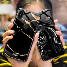 Redmi note 5 case for Xiaomi redmi note 5 case cover Mofi tempered glass cover redmi note5 capa coque marble grain black white