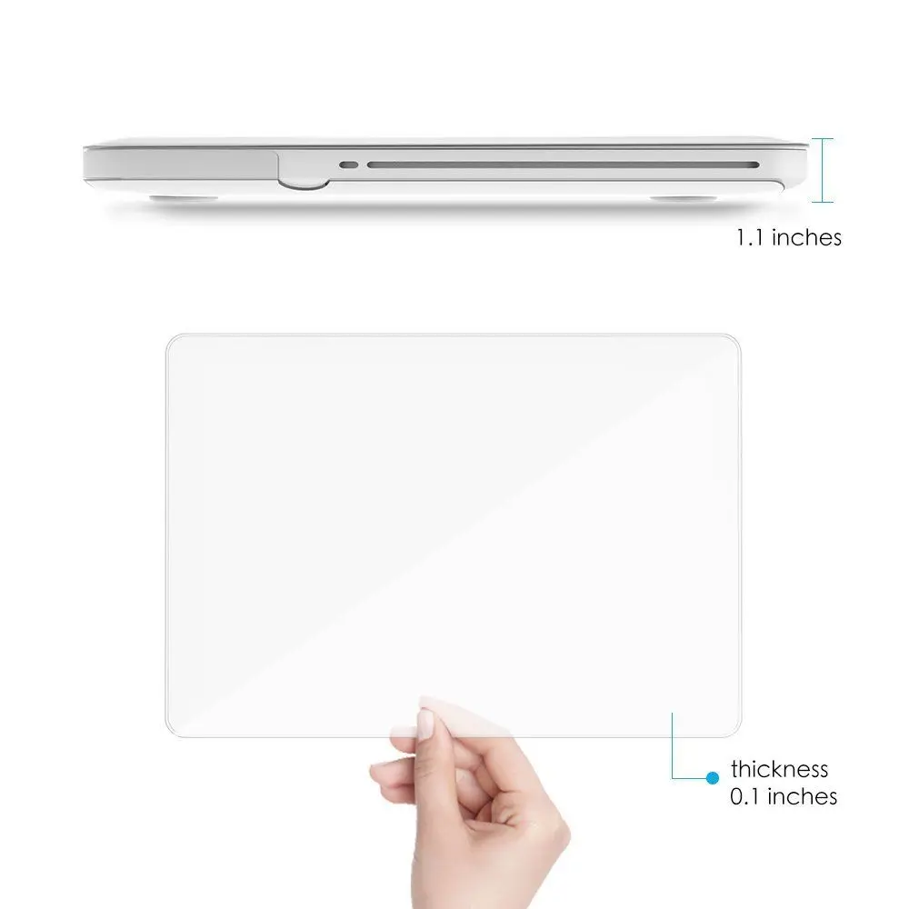 Прозрачный Кристальный чехол для Funda Mac book Air 13 3 12 дюймов Apple Macbook Pro Retina 11 15 ноутбука