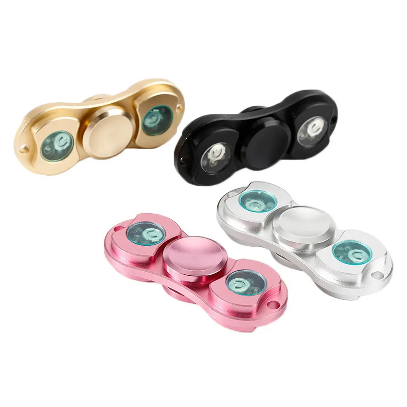 

10pcs LED Light Hand Spinner EDC Fidget Hand Spinner Metal Finger Gyro Fidget Toys for ADHD Hand Spinner Anti Stress Gifts