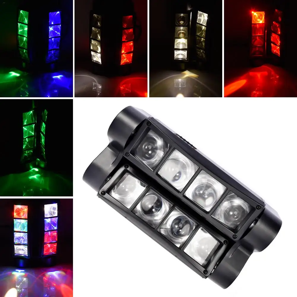 

Kaigelin LED Spider Moving Head Stage Lighting High quality Professional Stage Lights Bar Beam 80W RGBW for DJ Nightclub Party