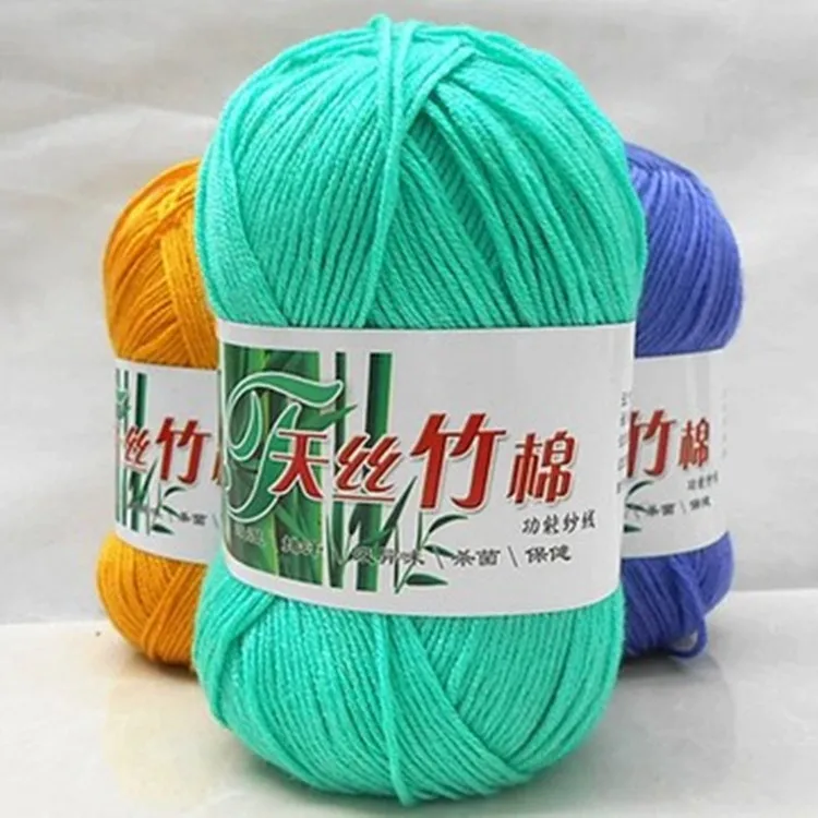 500g(10pcs) Soft Baby Yarn for Knitting Smooth Natural Hand-knitted Wool  Yarn for Weave Scarf