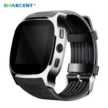 SMARCENT T8 Bluetooth Smart Watches With Camera Support SIM &TF Card Sync Call Message Smartwatch WristWatch pk DZ09 GT08 Q18