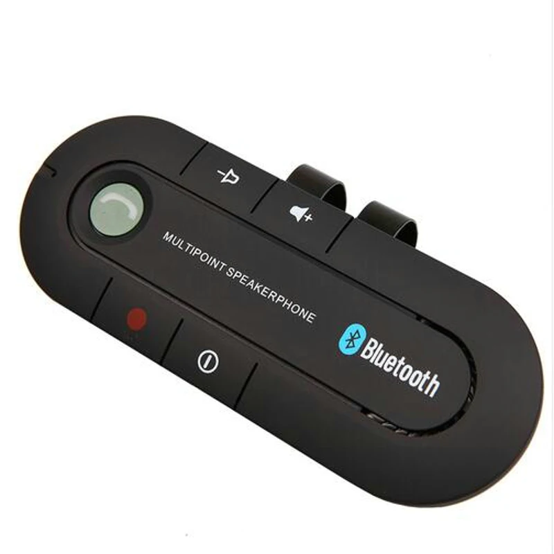 

2018 Super Speakerphone Wireless Bluetooth Handsfree Car Kit MP3 music Player For Mobile Phone Dual Phone Connect car styling