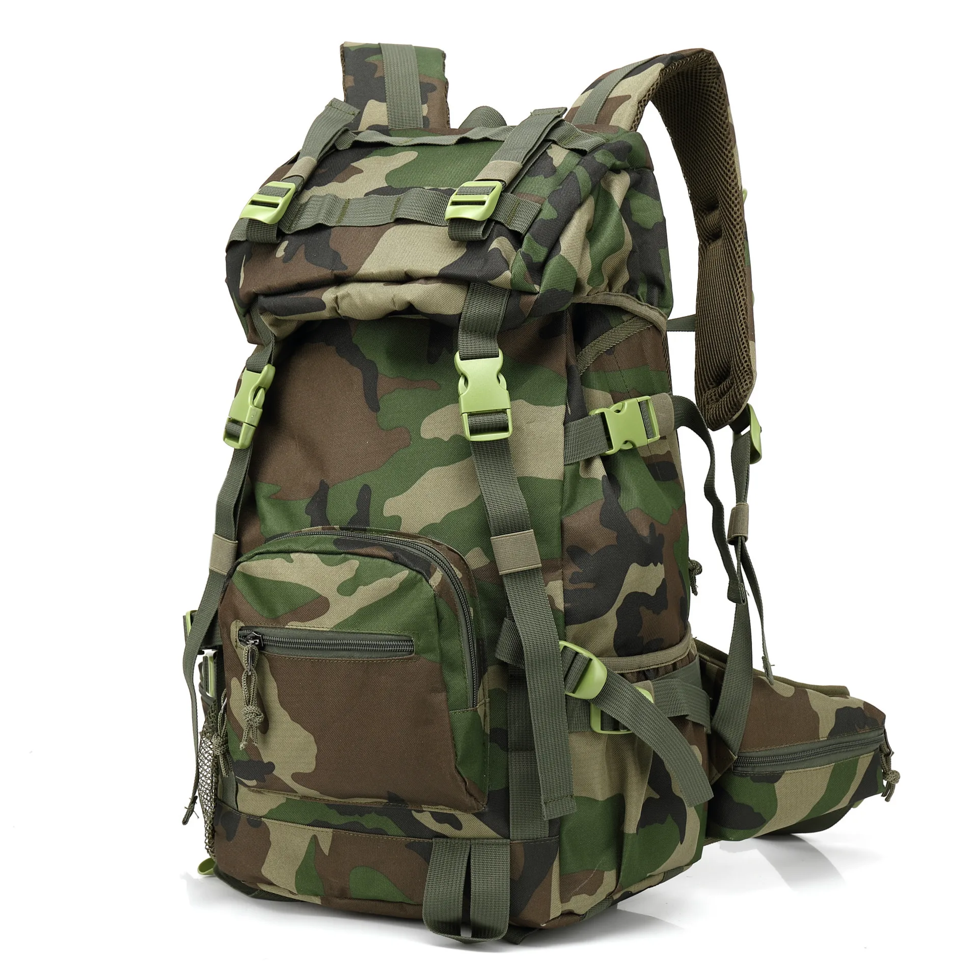 40L 600D полиэстер наружный рюкзак мужской дорожный рюкзак камуфляж альпинистская сумка A5143 - Цвет: Army camouflage