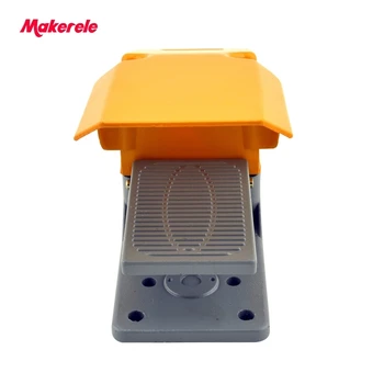 

aluminum foot switch MKLT-602 yellow foot operated single treadle tattoo machine foot switch china supplier