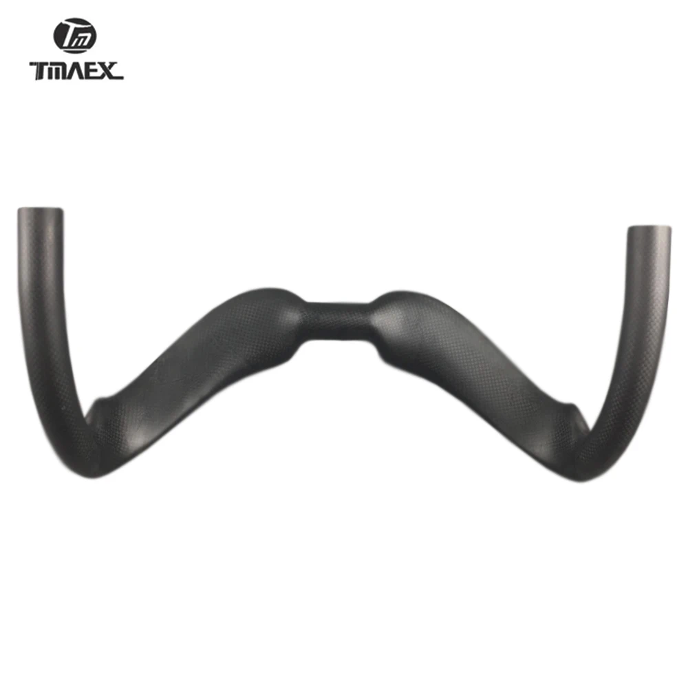 Bicycle Accessories Bicycle Handlebar Full Carbon Road Bent Bar Track Sprinter 3K Matte 31.8MM*370/385MM