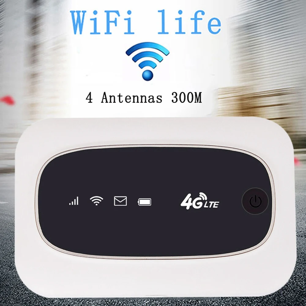 Портативный Hotspot МИФИ 4G USB Беспроводной Мобильный маршрутизатор Wi-Fi FDD CAT4 150 м Lte и SIM сетевой карты