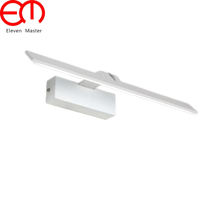 

12W 52cm Bathroom LED Mirror Light AC85-265V Warm White LED Modern Wall Lamps White Aluminum Wall Sconce WML002
