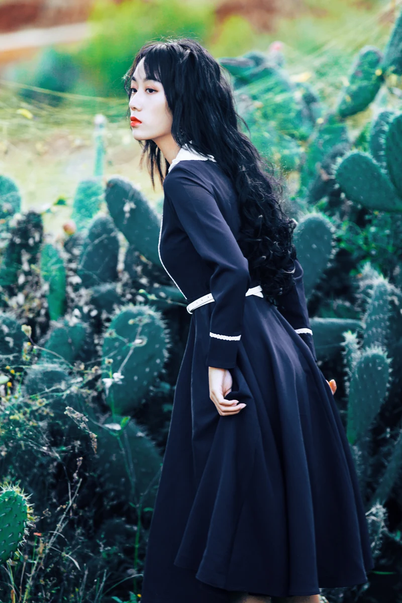 New-Autumn-and-Winter-Fashion-Real-Fur-Collar-Lace-Embroidery-Woolen-Coat-Slim-Outwear-Ultra-Long (1)