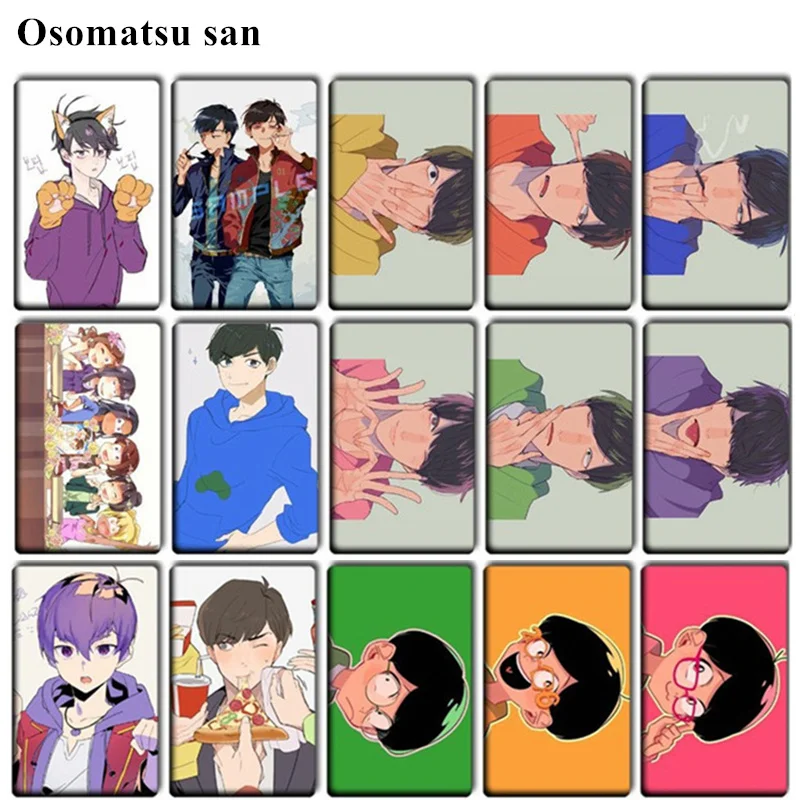 

20 pcs/lot Osomatsu san Stickers Toys Lovely Cartoon Kids Classic Toys Gift Funny Anime Ichimatsu Osomatsu-san Card Stickers