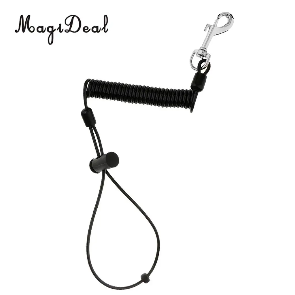 Buy MagiDeal 1.1M Retractable Coiled Fishing Lanyard