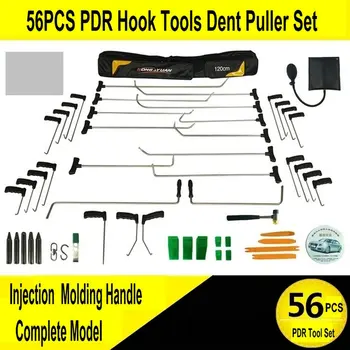Cheap PDR Hook Tools Dent Puller Kits Push Rod Car Crowbar Pump Wedge Paintless Dent Repair Tools PDR Kits Ding Hail Puller Set