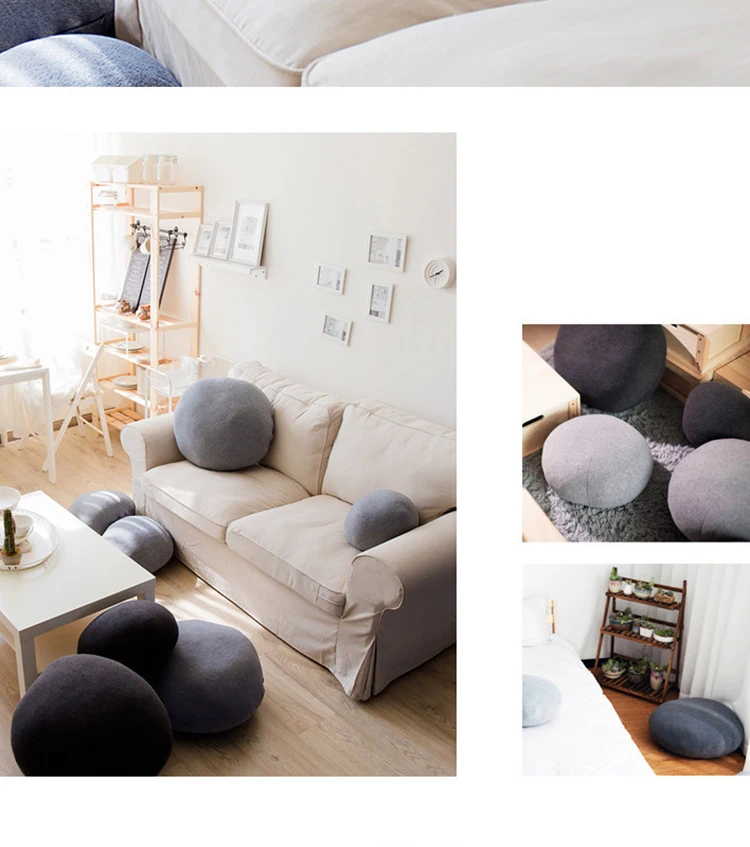 Simanfei круглая подушка для стула мяч твердая мягкая декоративная подушка для дивана кровати путешествия пледы Подушка подкладка коврик Dakimakura