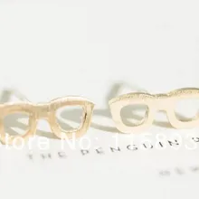 Модные Позолоченные очки-гвоздики для подростков