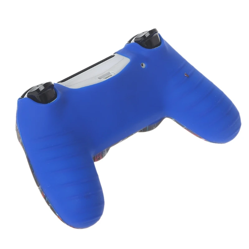 Геймпад контроллер защитный чехол силиконовый рукав охранники+ 2 ручки колпачки для PS4