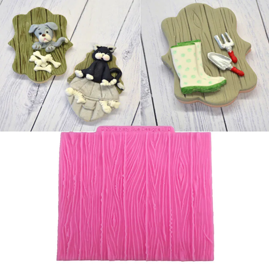 Line Texture Cake : Tree bark line texture stripe fondant cake mold food grade