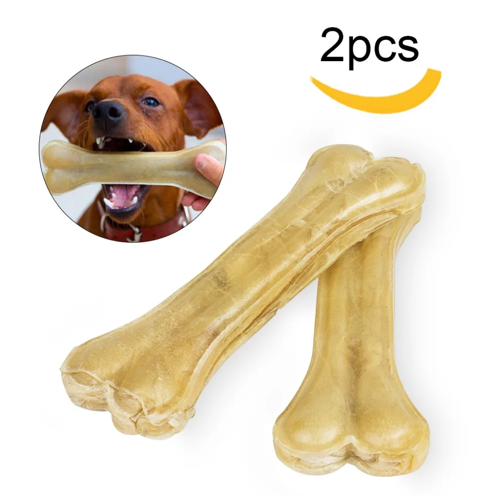 2 Pieces Dog bones Dogs Honden Botten Pet Toy Puppy Dental Chews