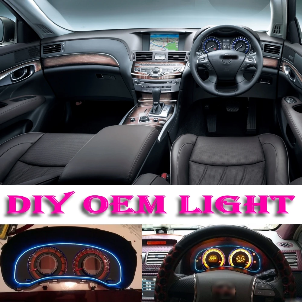 Car Atmosphere Light Flexible Neon Light El Wire Interior Light