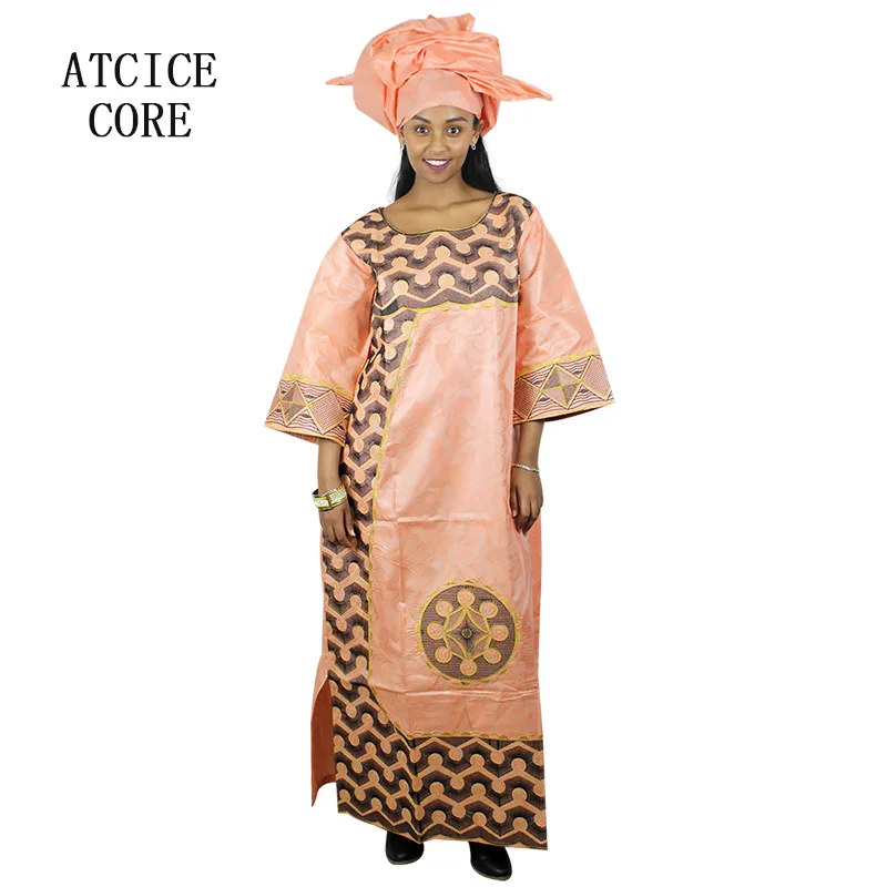

100% cotton african dresses for women dashiki traditional african basin riche embroidery design long dress A121