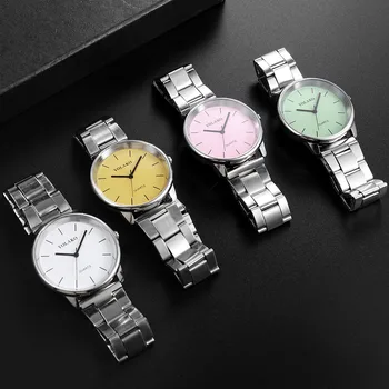 

YOLAKO New 2019 Fashion Elegant Quartz Women's Watch Silver Steel Strip women watches Dress watch Party decoration gifts Femal