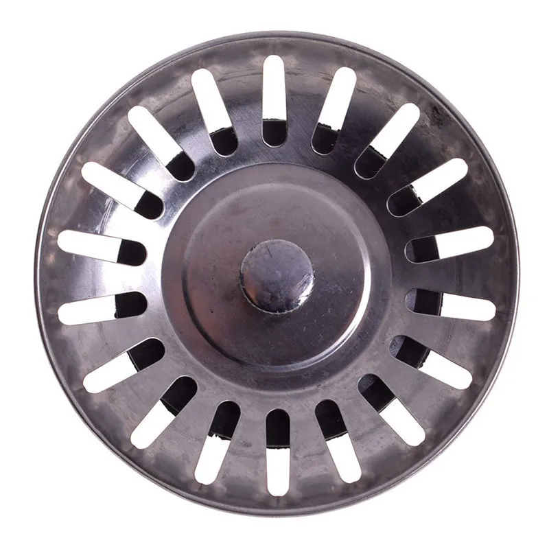 1 Pcs High Quality Stainless Steel Kitchen Sink Strainer Stopper Practical Waste Plug Sink Filter Bathroom Hair Catcher 1 Pcs High Quality Stainless Steel Kitchen Sink Strainer Stopper Practical Waste Plug Sink Filter Bathroom Hair Catcher