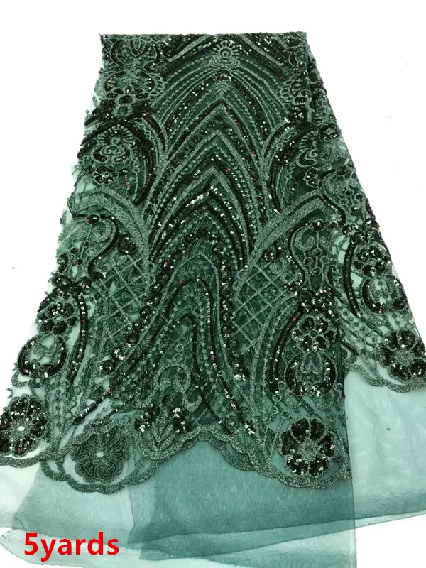 

newcoming net tulle lace fabric with sequins high quality french lace fabric for women dress 5yards free shipping rfoc133