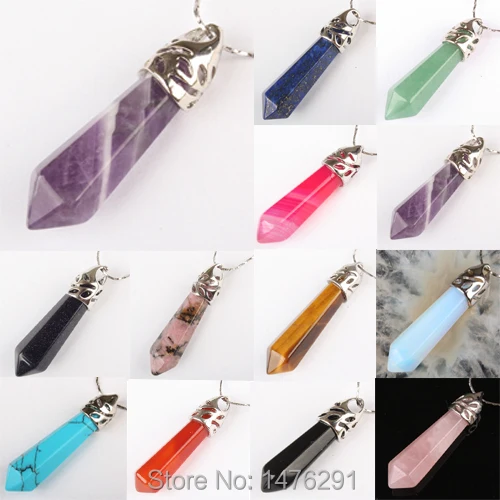 

Mix-Stone lapis lazuli Quartz Blue Sand Carnelian Rhodonite Opal Onyx Hexagon Faceted Bead Pendant 1 PCS