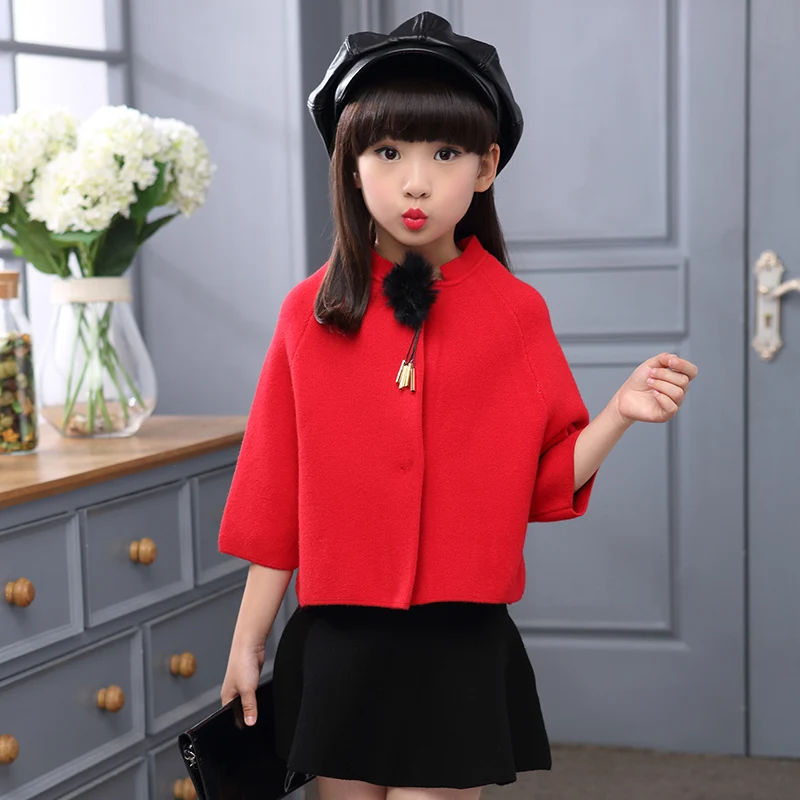 

Baby Girl Clothing Set 3-11 Years Costume For Kids 2017 Spring Children Clothes Set Child Fashion Sweater + Skirt Ensemble Fille