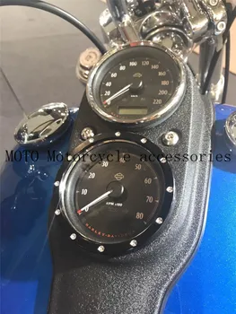 

Motorcycle Odometer cover Shell For Harley Sportster XL883 XL1200 Chrome & Black Cover Odometer Speedome