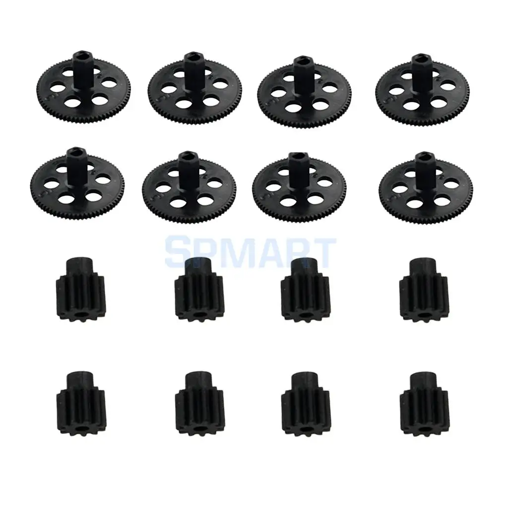 16Pcs Motor Wheel Gear & Motor Pinion for XS809 XS809HC XS809HW RC Drone Quadcopter Helicopter Spare Parts