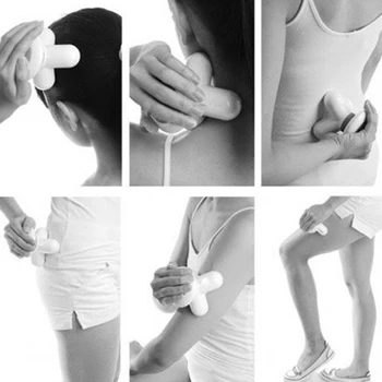 

New 1pc Full Body Massage Mini Electric Massager Multi-color Mini Electric Handled Wave Vibrating Massager USB Battery