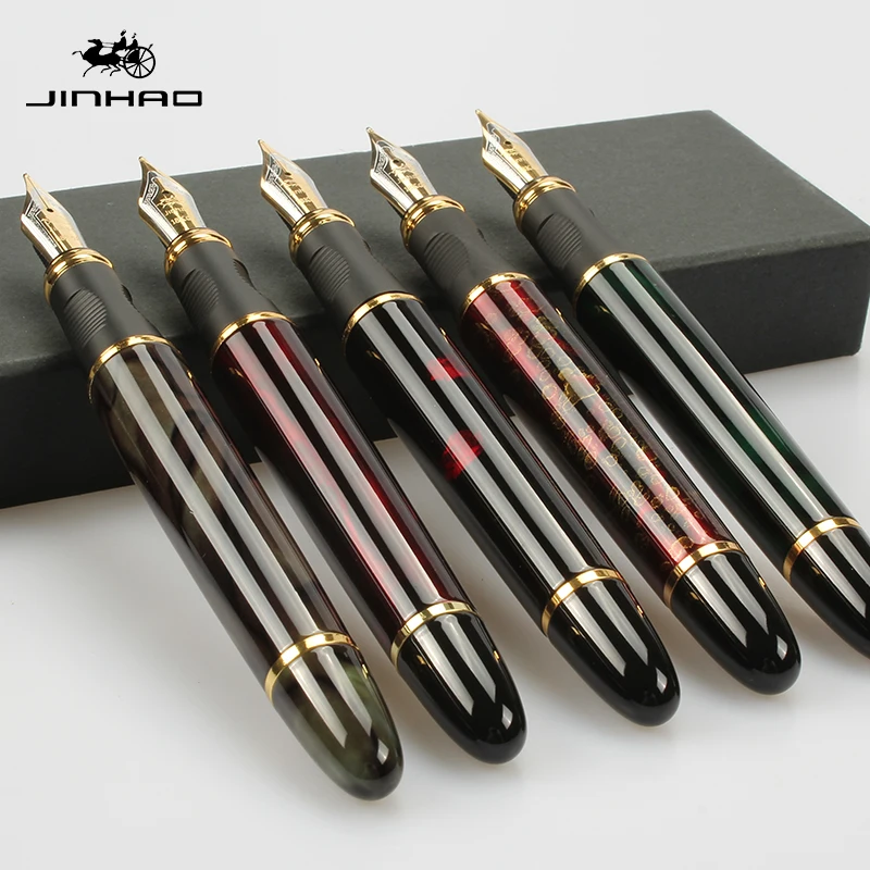 JINHAO X450 металлическая перьевая ручка без карандаша роскошные школьные и офисные