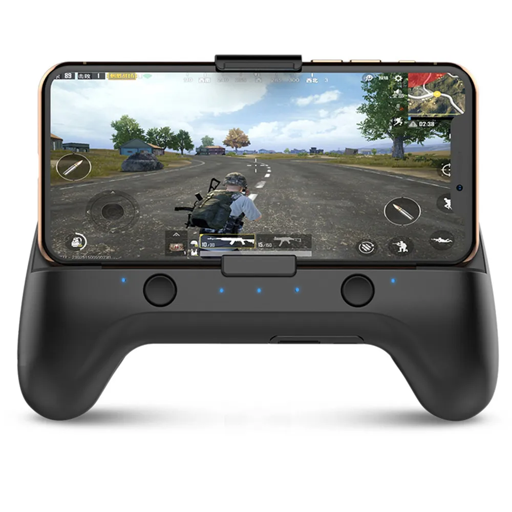 

Wireless Gamepad Controller for ipone 6 7 8 X XS MAX Double Fan Cooling Gamepads Joystick Grip Handle Power Bank for PUBG Game