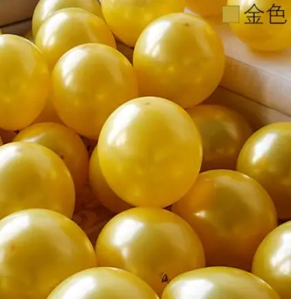 Перламутровые Воздушные шары 20 шт 10 дюймов утолщаются 2,2 г латексные гелиевые воздушные шары на день рождения для девичника Декор материалы для вечеринок с шарами - Цвет: Золотой